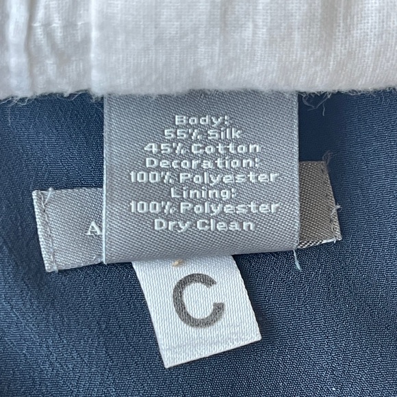 Ann Taylor Lace Fully Lined Silk/Cotton/Polyester Midi Dress - Picture 6 of 7